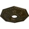 Ekena Millwork Nottingham Ceiling Medallion (Fits Canopies up to 4 5/8"), 18"OD x 3 1/2"ID x 1 1/2"P, Green Gold CM18NTGGS - alternate 3